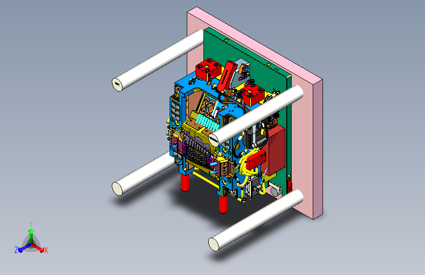 M150115-佛吉亚气囊框数据-包括防止前模粘斜顶的简易反推结构