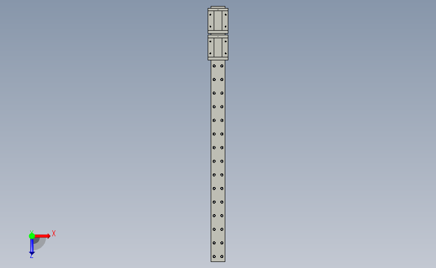 SWHC-H16-2-L750微型导轨-加宽型.stp 俯视图