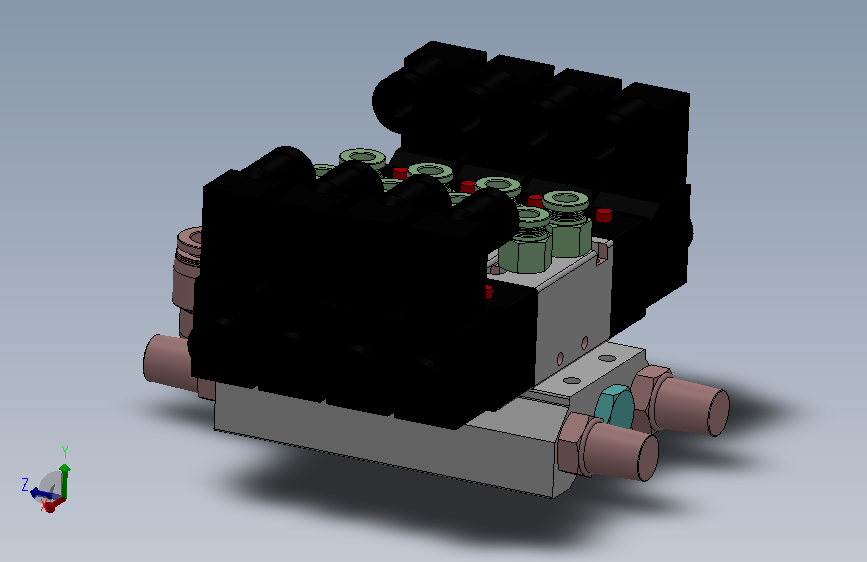 CZXD-4位电磁阀组件-Fa