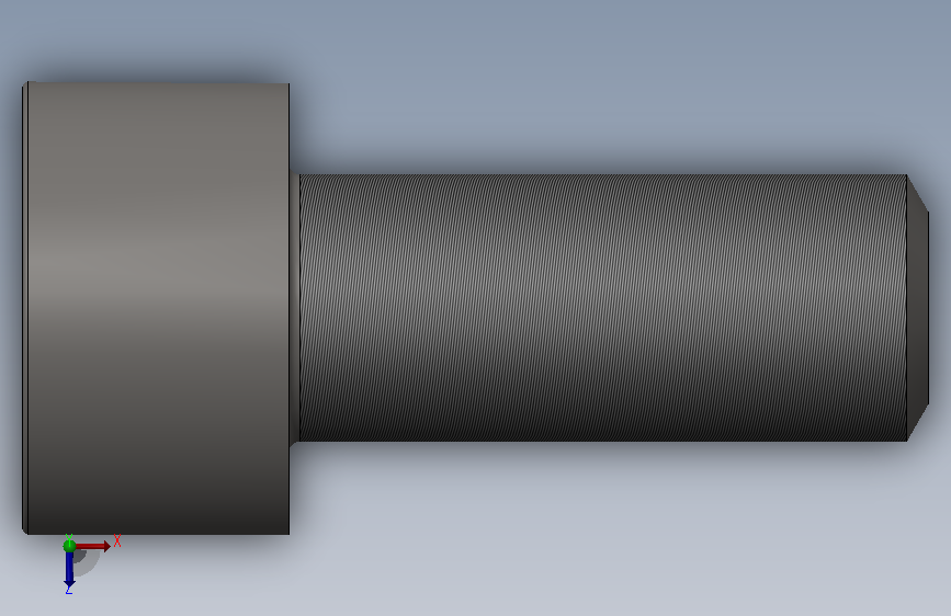 GB/T70.1-2000内六角圆柱头螺钉M5×12 俯视图