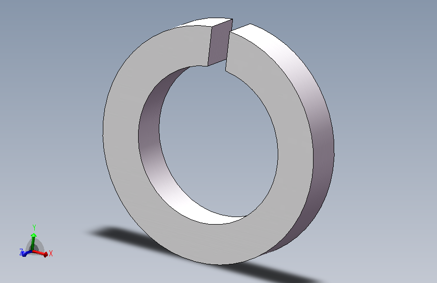GB／T93-1987标准型弹性垫圈(装配)5×1．3222mm2a10.16RD..