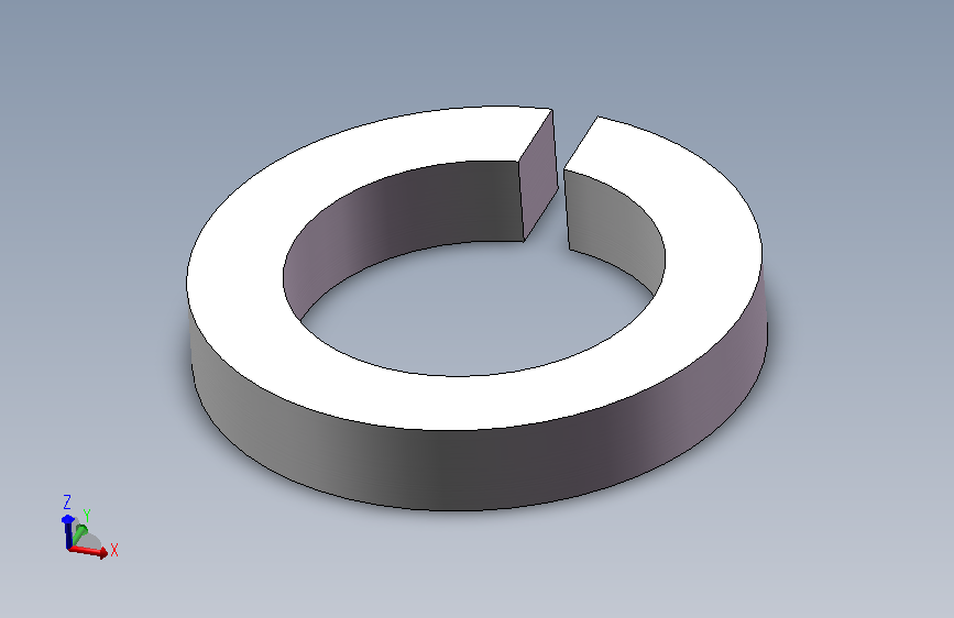 GB／T93-1987标准型弹性垫圈(装配)16×4．1222mm2a10.16RD..