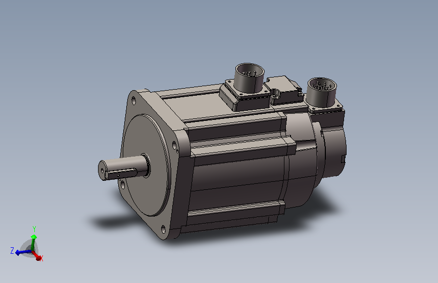 MS1H3-18C15CD-A334Z  1.8KW伺服电机.SLDASM