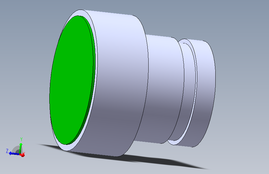 ZB2BA3C（绿色自复位按钮）