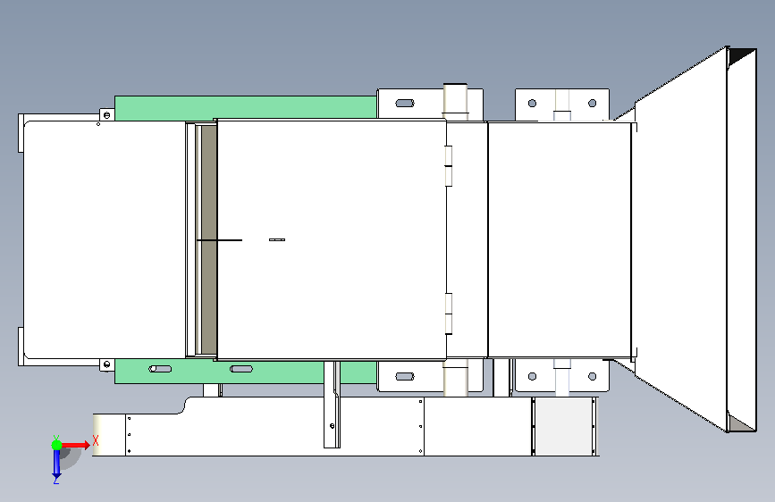 STLP-11水产用冻块破碎投饲机 俯视图