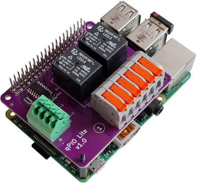 A0007172-AQEX Synapse Nexus Lite - 适用于 Raspberry Pi 的简易 2 输入  2 输出 IO HAT