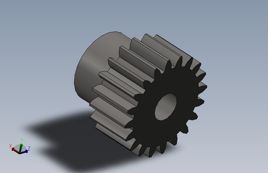 GB - Spur gear 1M 20T 20PA 10FW ---S20A75H50L5.0N齿轮
