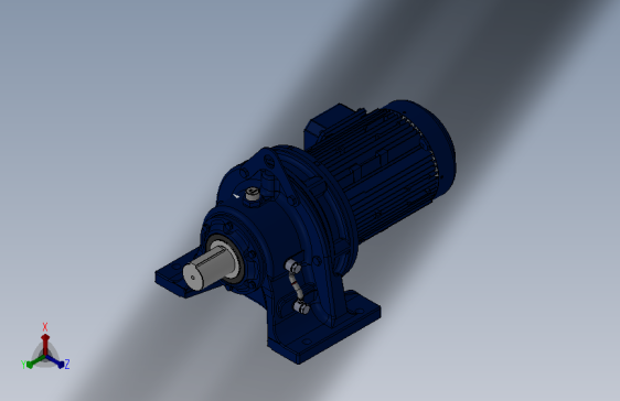 MotorGear4Kw_StraightAxiala减速机