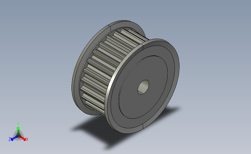 TAA5M-25-150-H7同步带轮-5M型.stp