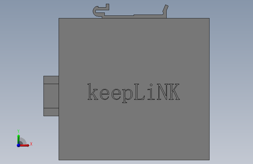 交换机KeeLiNK KP-9000-45-8TX 正面视图