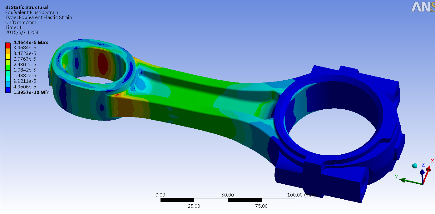 连杆的设计和有限元分析(sw+cad+说明书)