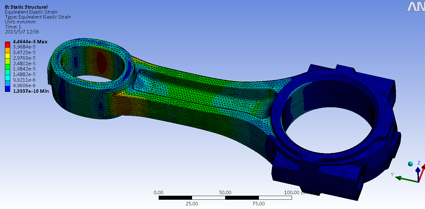 连杆的设计和有限元分析(sw+cad+说明书)