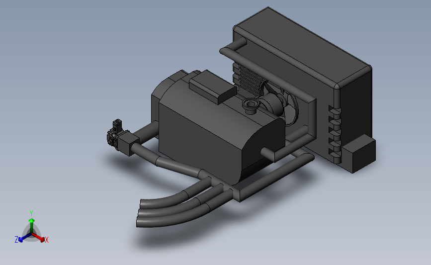 拖拉机水冷系统(sw+cad+说明书)