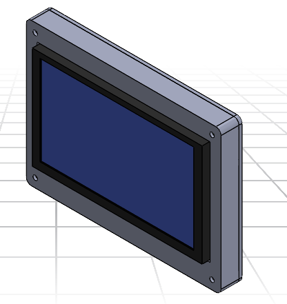 A0007250-适用于显示LCD 240x128的保护壳