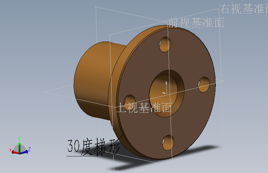 MTSFR20 30度梯形丝杠用螺帽