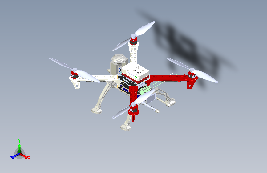f450-裂缝检测四轴飞行器工具-1 1 STP IGN