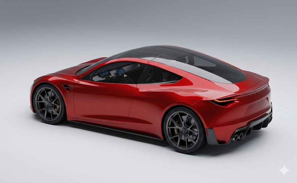 A0007282-特斯拉 Roadster 表面建模