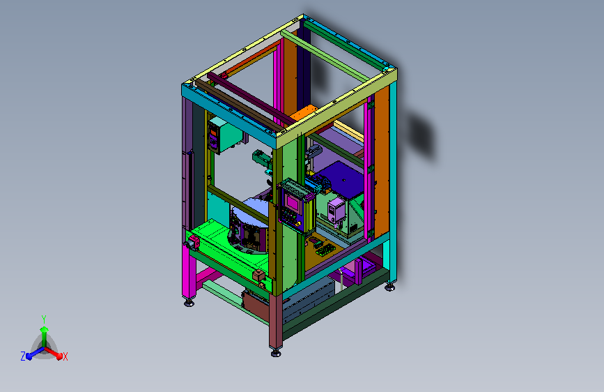 椅体支撑旋紧上油设备