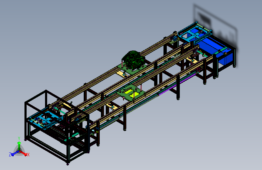 引擎托架自动化装配产线