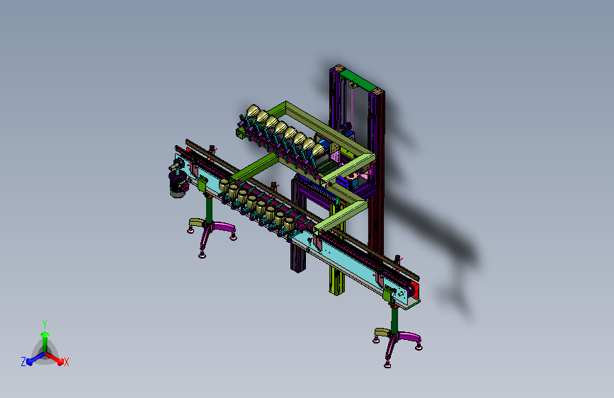 翻转送料自动上瓶机组