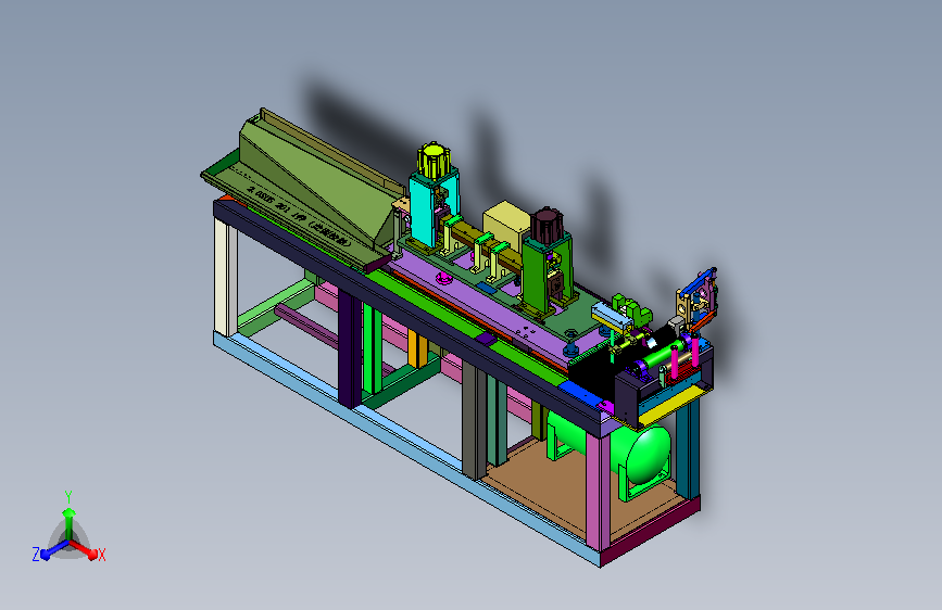封边条随行裁切作业机组