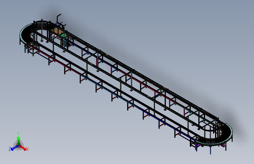 真空泵工装板循环流动生产线
