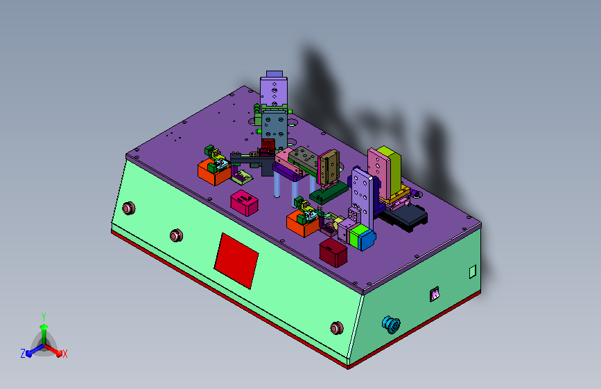 覆膜板材折曲塑形处理装置