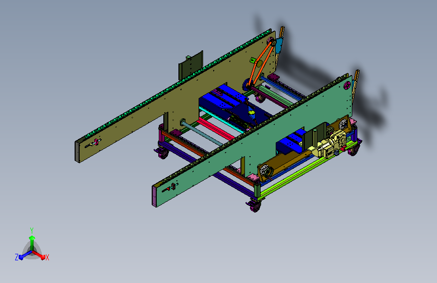 高温炙烤物料输送产线