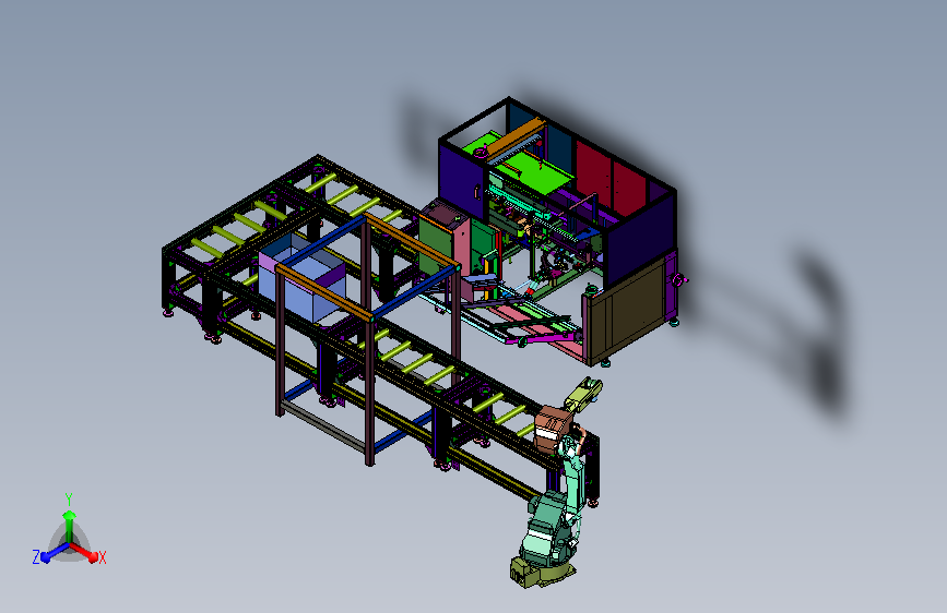 装箱定位规整封装设备