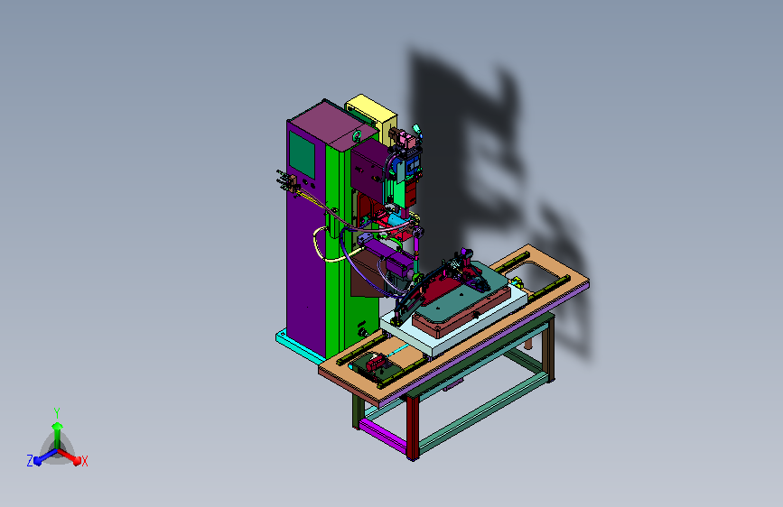 工件送料工装凸焊设备
