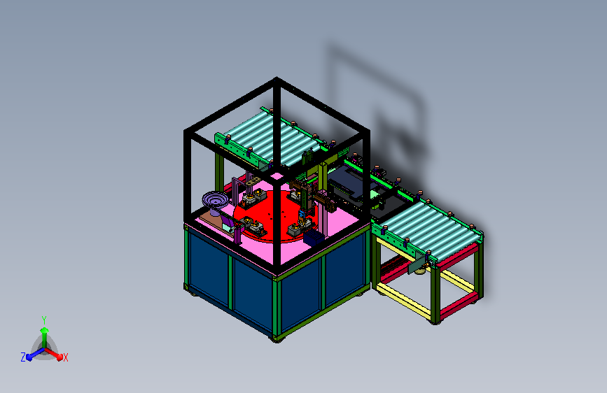 构件焊合四位式作业机具