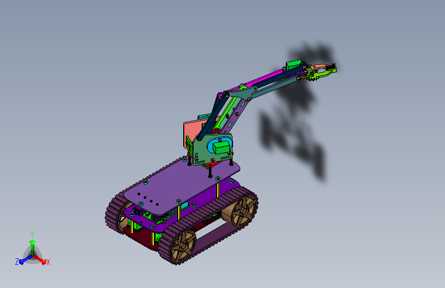广用途轨式转运小型载具