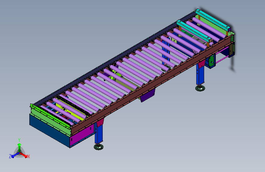 辊轴传动送料升降移位装置