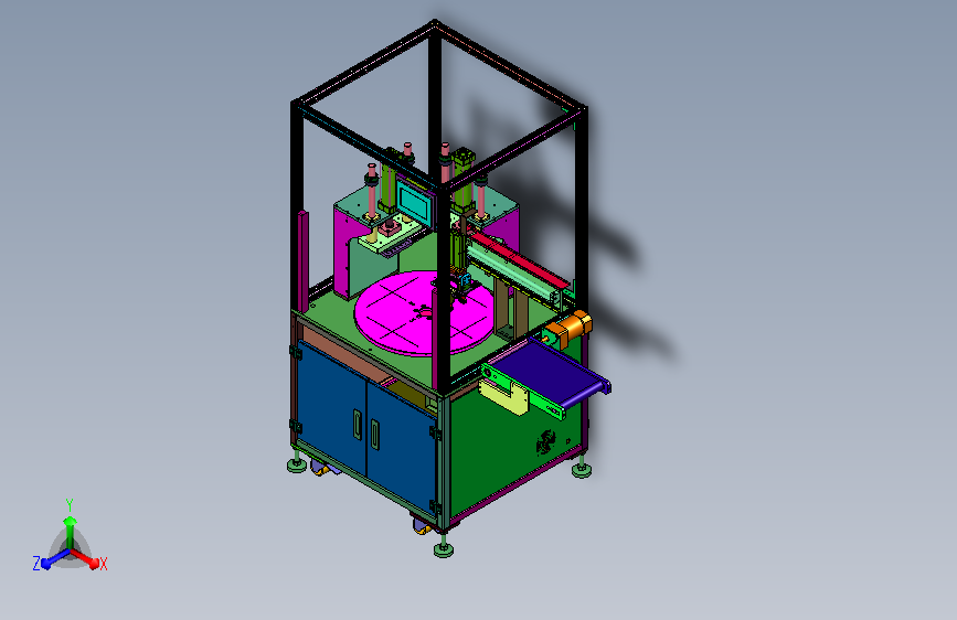 回转盘构件热焊接机具