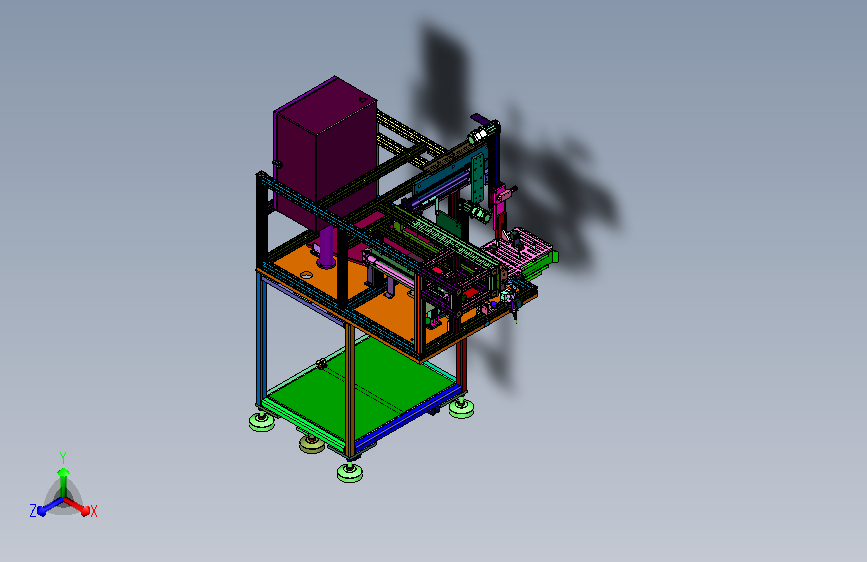 货品测重辨码核验机具