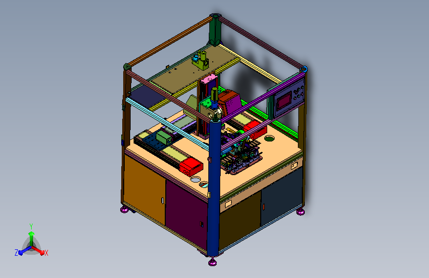 集成线路后端贴装封合装置