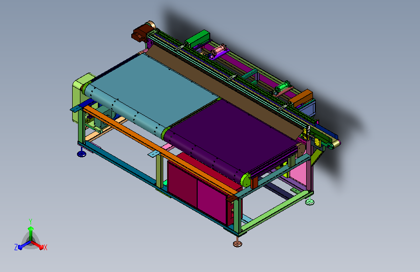 胶条产线集料操作平台