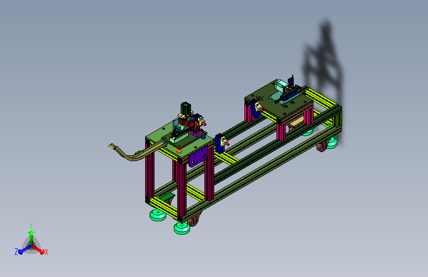 接插件弯形裁断加工机械
