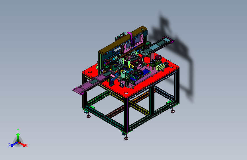 立面粘胶施胶作业装置