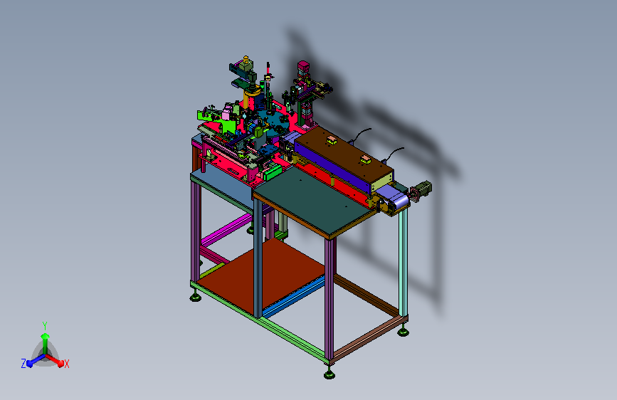 六载台电子组件质检机械
