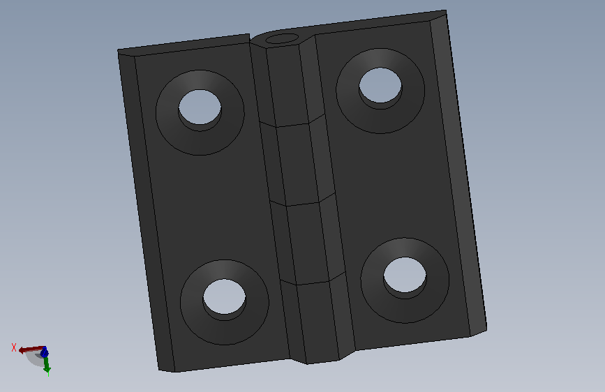 50x50黑色铰链合页