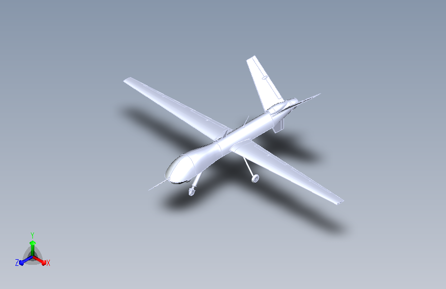 飞机死神无人机  SolidWorks SW