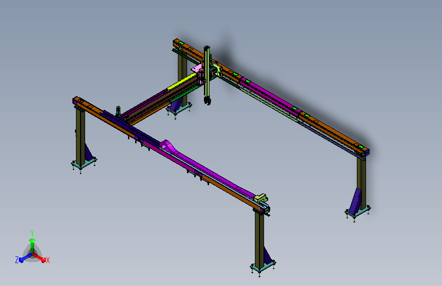 门式桁梁移载操控机械