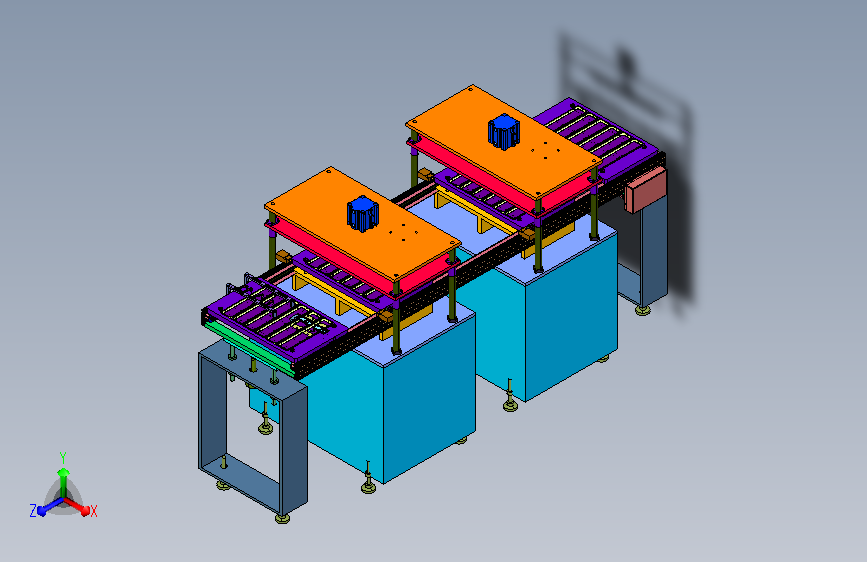 密封护罩组合输送工作站