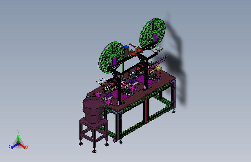柔性板凸轮快速植针装置