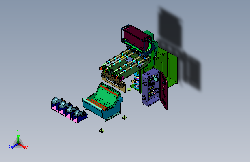 丝材挤出成型打印加工机组