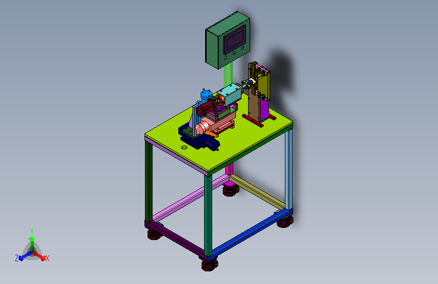 锁胆性能校验作业装置