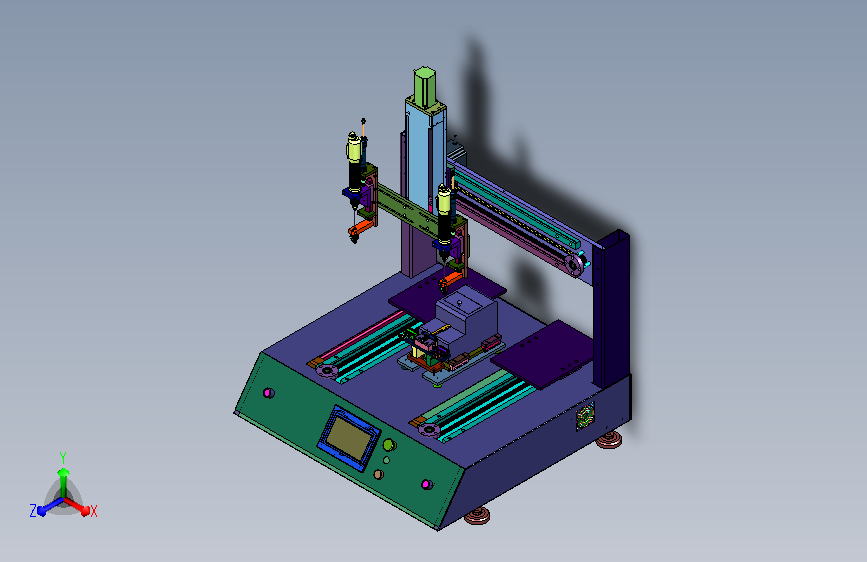 台面双位螺丝锁付机组