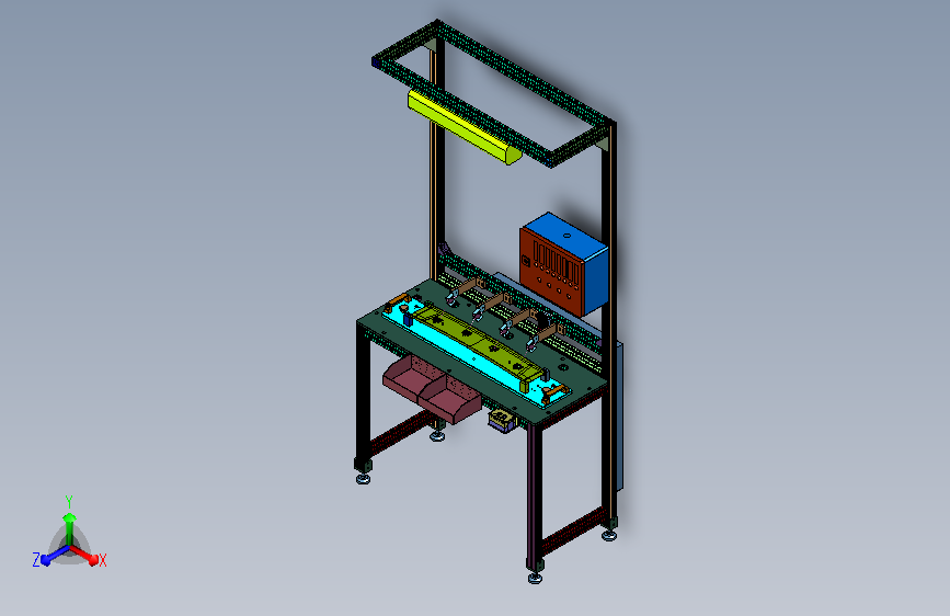 天窗横梁预装组装工位设备