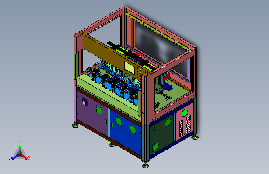 凸轮机芯线材卷制六位机